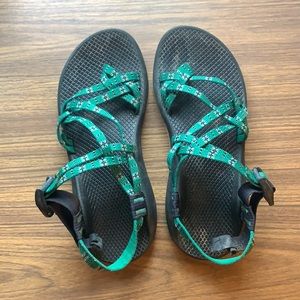 Chaco Water Shoes/Sandals, Women’s blue/green